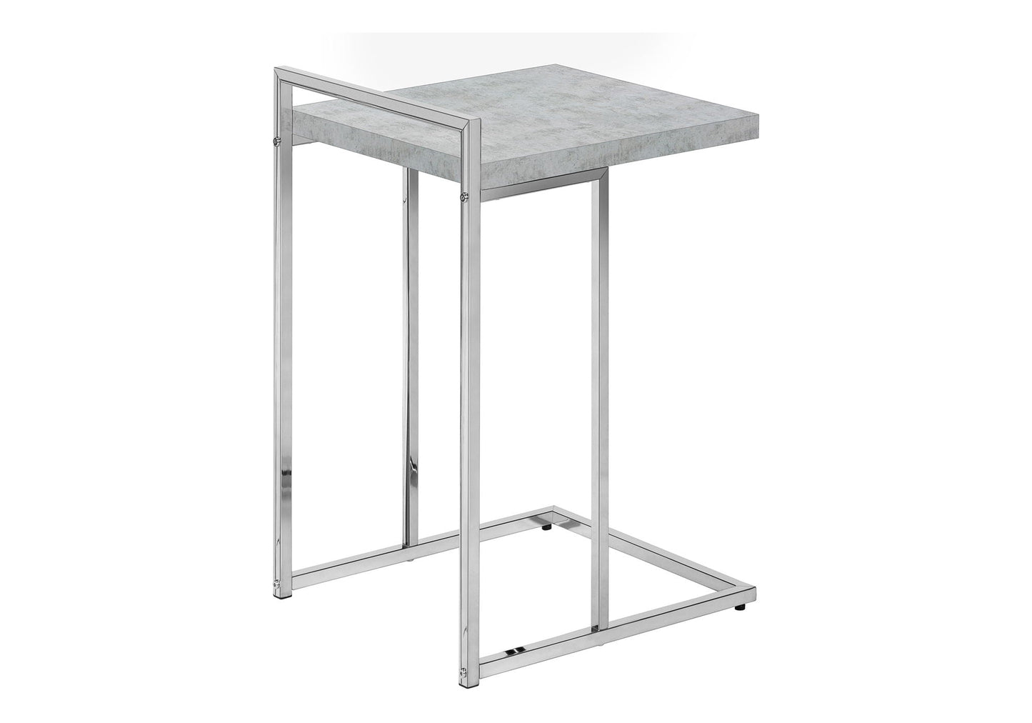 C-Shaped Accent Table, Contemporary & Modern