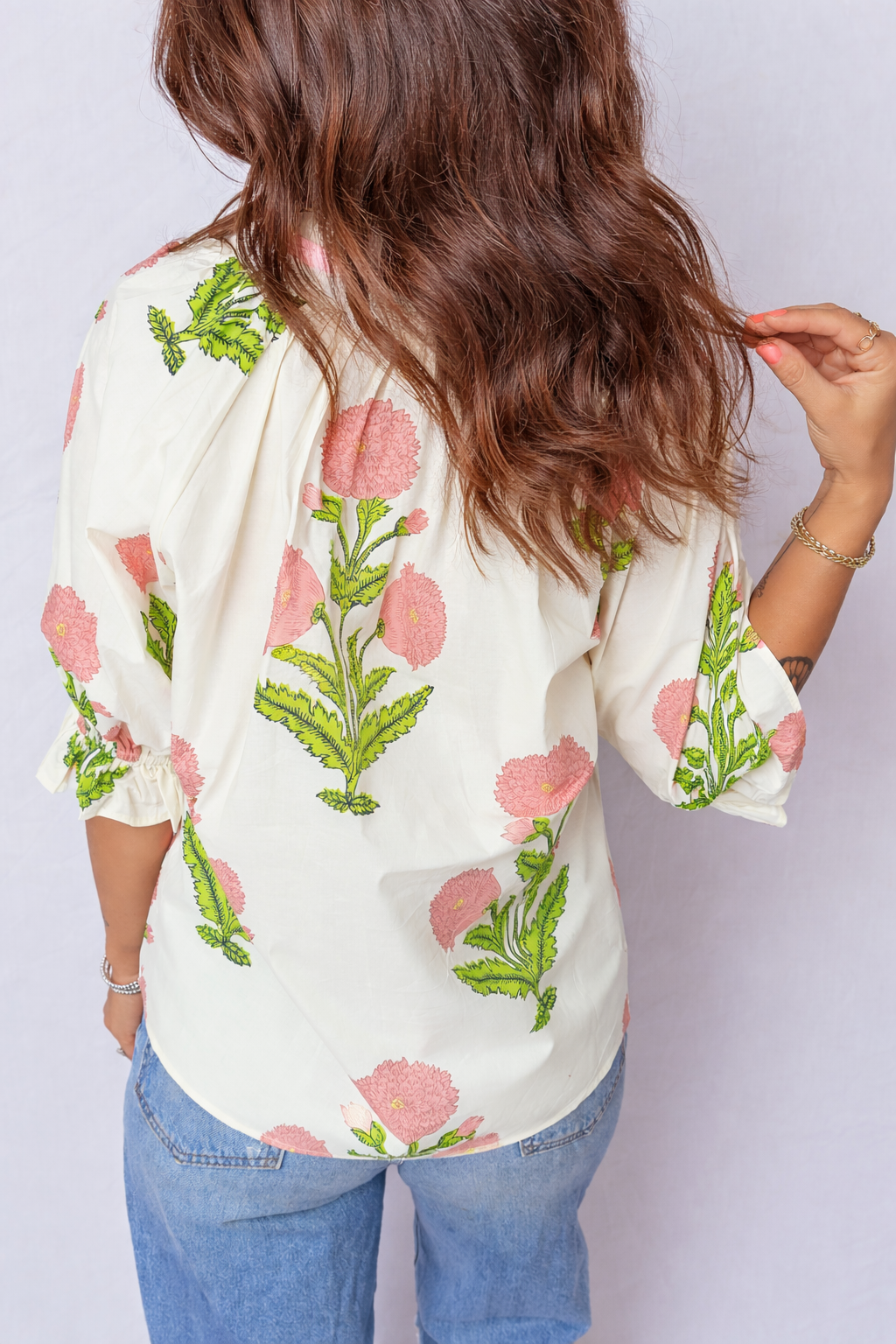 Noelle 3 4 Sleeve Blouse