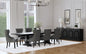 Florence 9-piece 126-inch Extension Dining Table Set Grey
