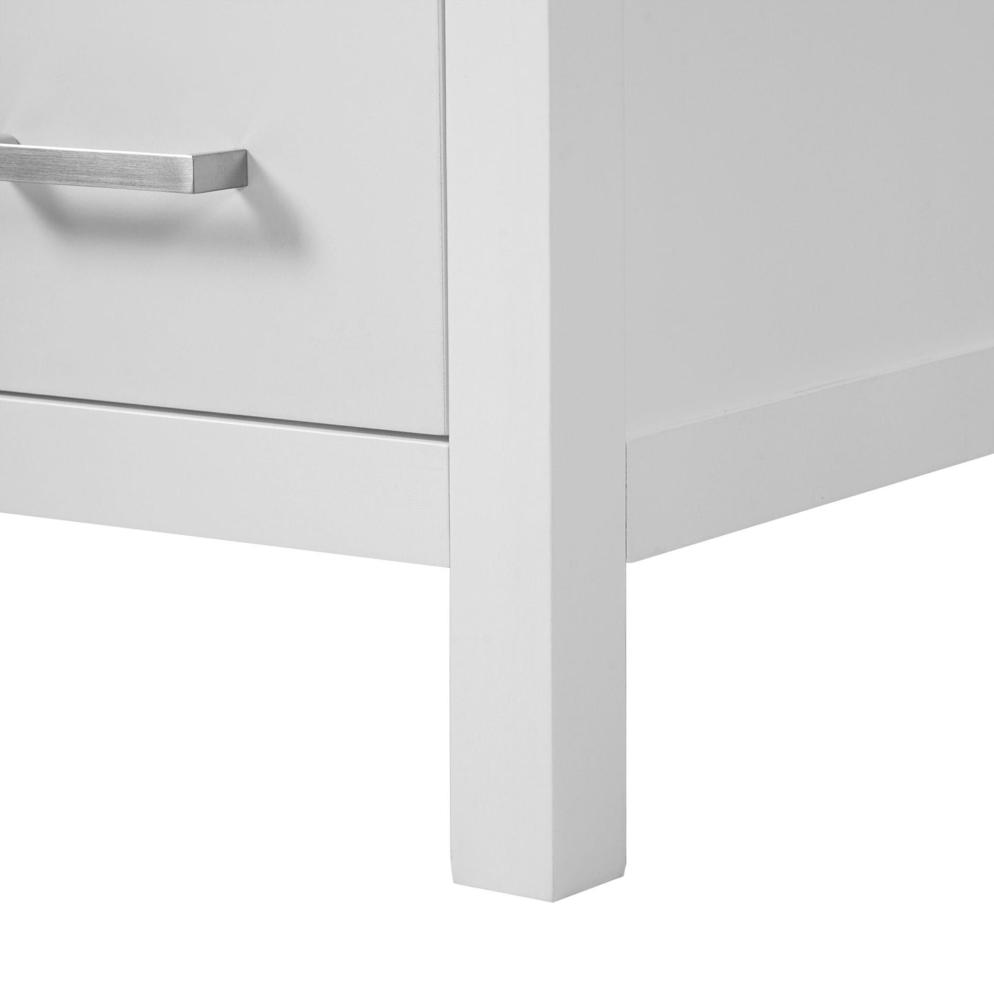 Bathroom Vanity With Integrated Undermount Ceramic Sink, 2 Doors And 1 Drawer, Soft Close Hinges