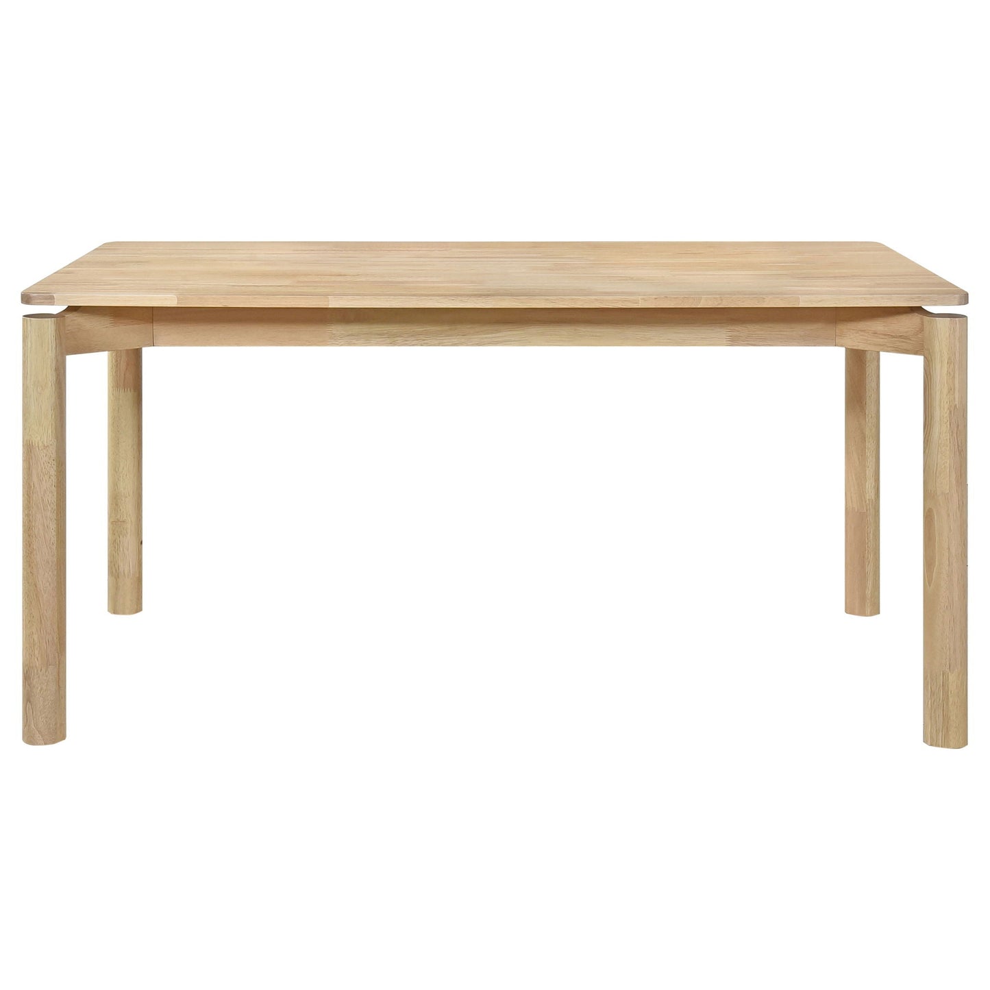 Svenstra - Rectangular Dining Table Set With Armless Side Chairs, Wood, Natural Walnut, 59 X 35.5 X 30 Inches