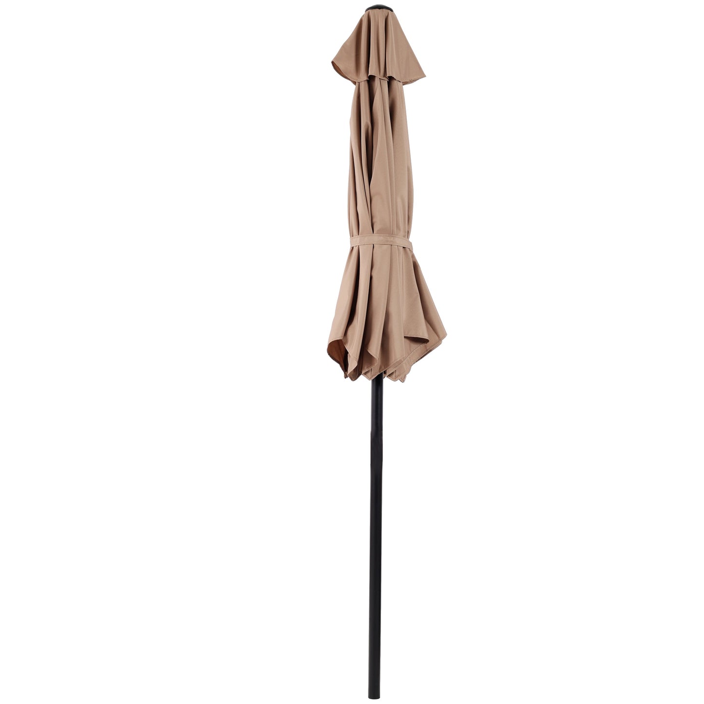 10FT Patio Umbrella with Push Button Tilt and Crank Mechanism