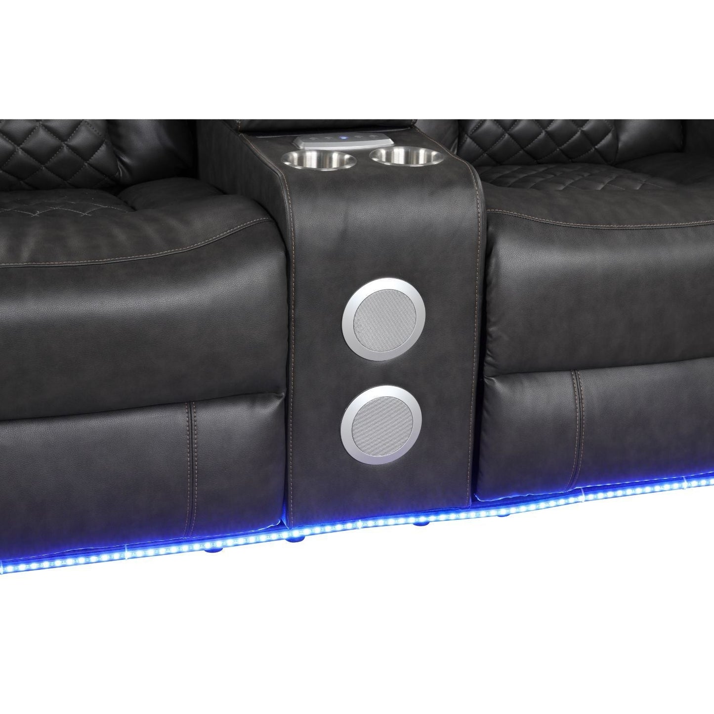Benz - Power Recliner Set With LED Lighting And USB Charging