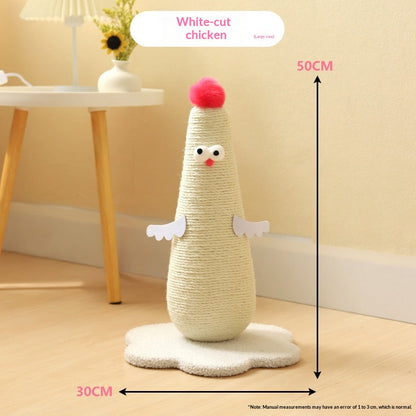 Cat Scratching Board, Vertical, Durable, Not Easy To Shed, Hemp Rope Post, Self-Entertainment, Boredom Relief, Cat Climbing Frame, Pet Supplies, Cross-Border Hot Item