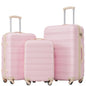 3 Piece Luggage Set Hardside Spinner Suitcase With Tsa Lock 20" 24" 28"