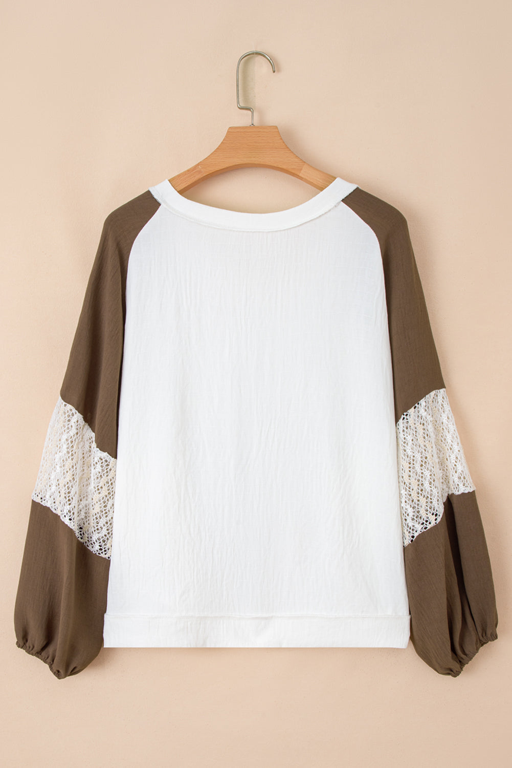 Julietta Patchwork Balloon Sleeve PLUS Blouse