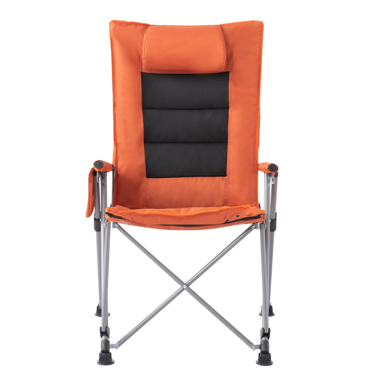5-Position Adjustable Folding Camping Chair with Footrest