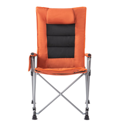 5-Position Adjustable Folding Camping Chair with Footrest