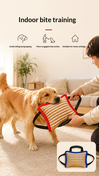 Jute Bite Cushion & Bite Roll For Dog Training