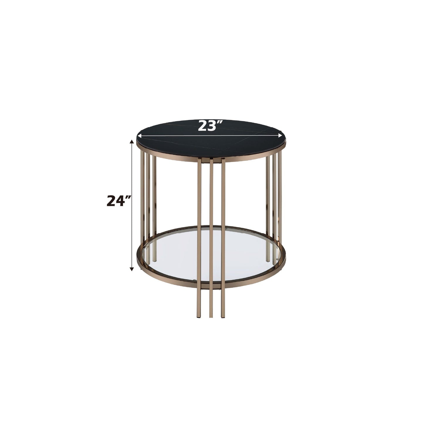 Abisha - Sintered Stone Top Round Tables