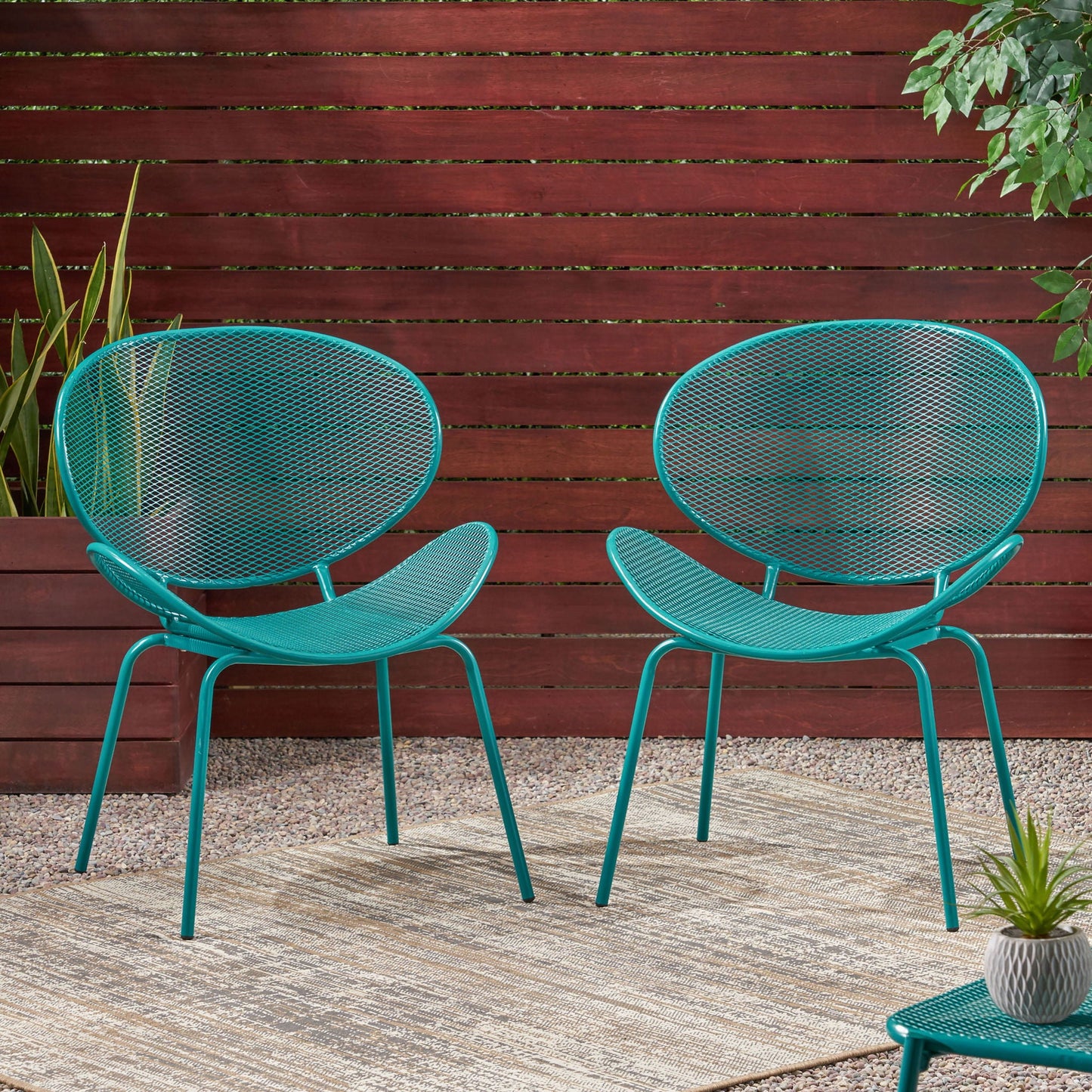 Elba Contemporary Chair Set For Outdoor Relaxation