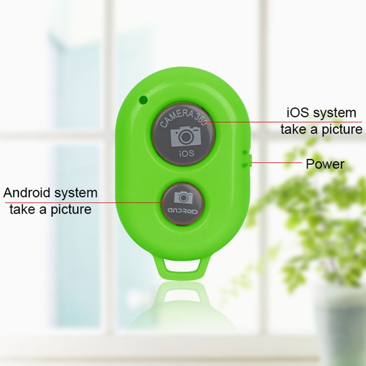 Unique Wireless Shutter Remote Controller for Android and iOS Devices