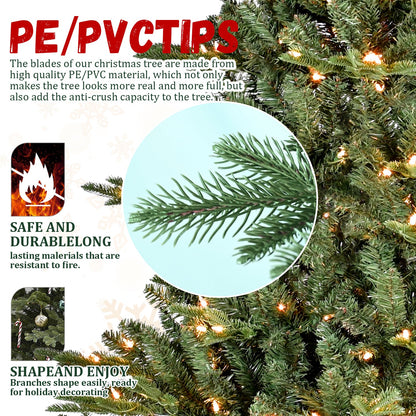4FT Full-Shape Christmas Tree with 150 UL Lights
