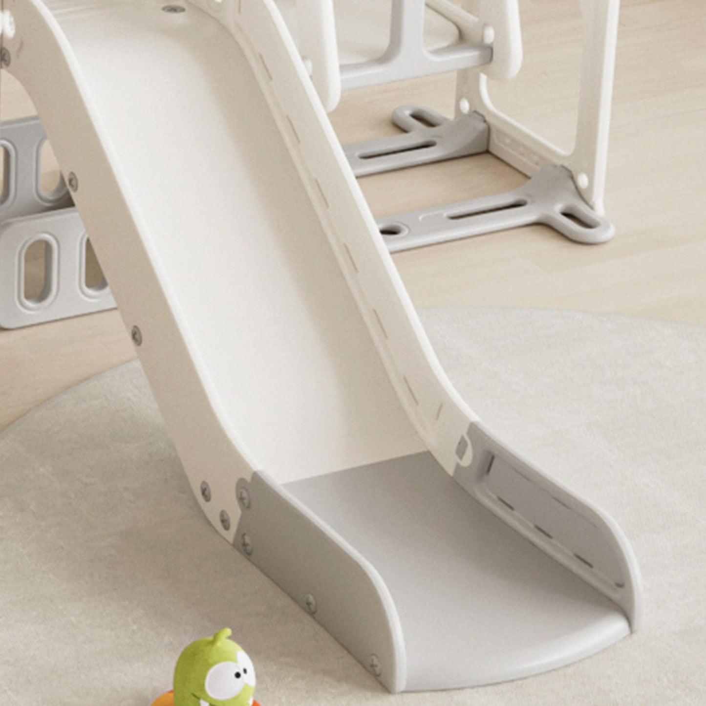 Toddler Slide Kids Playground With Basketball Hoop And Swing