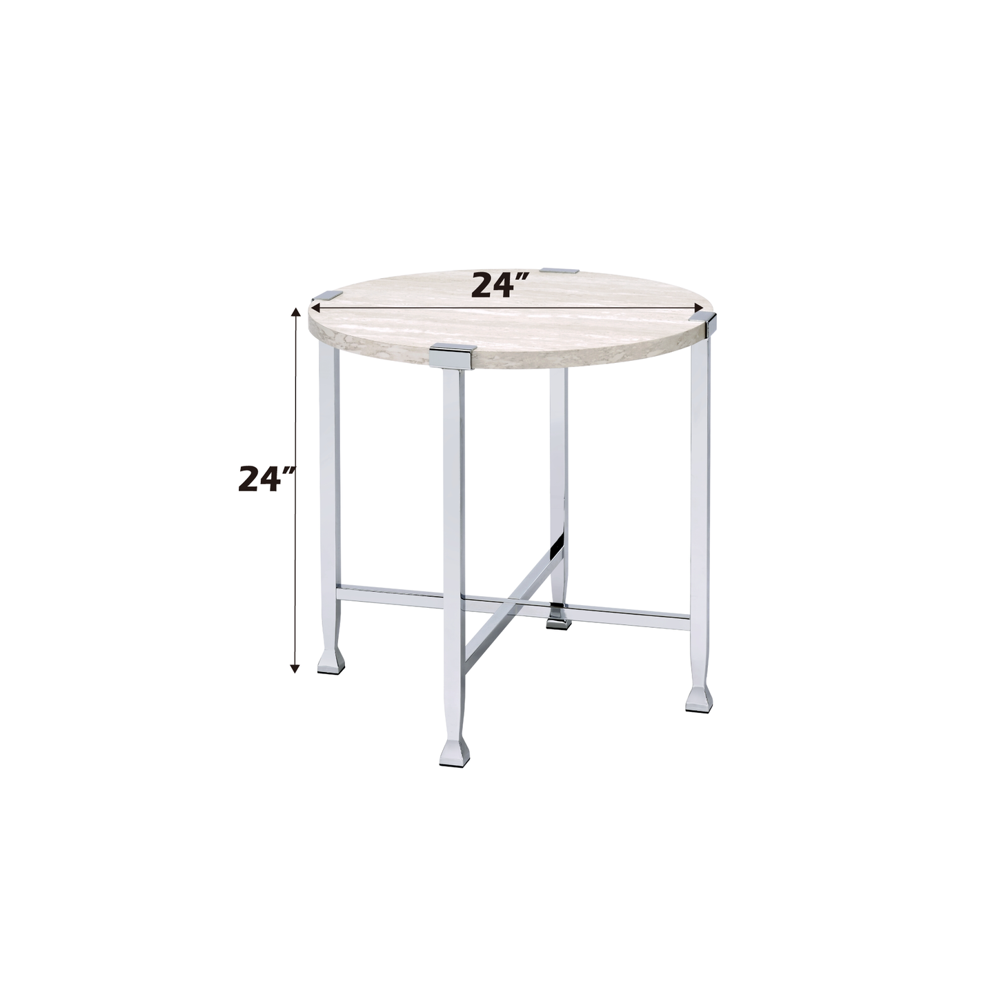 Brecon Round End Table