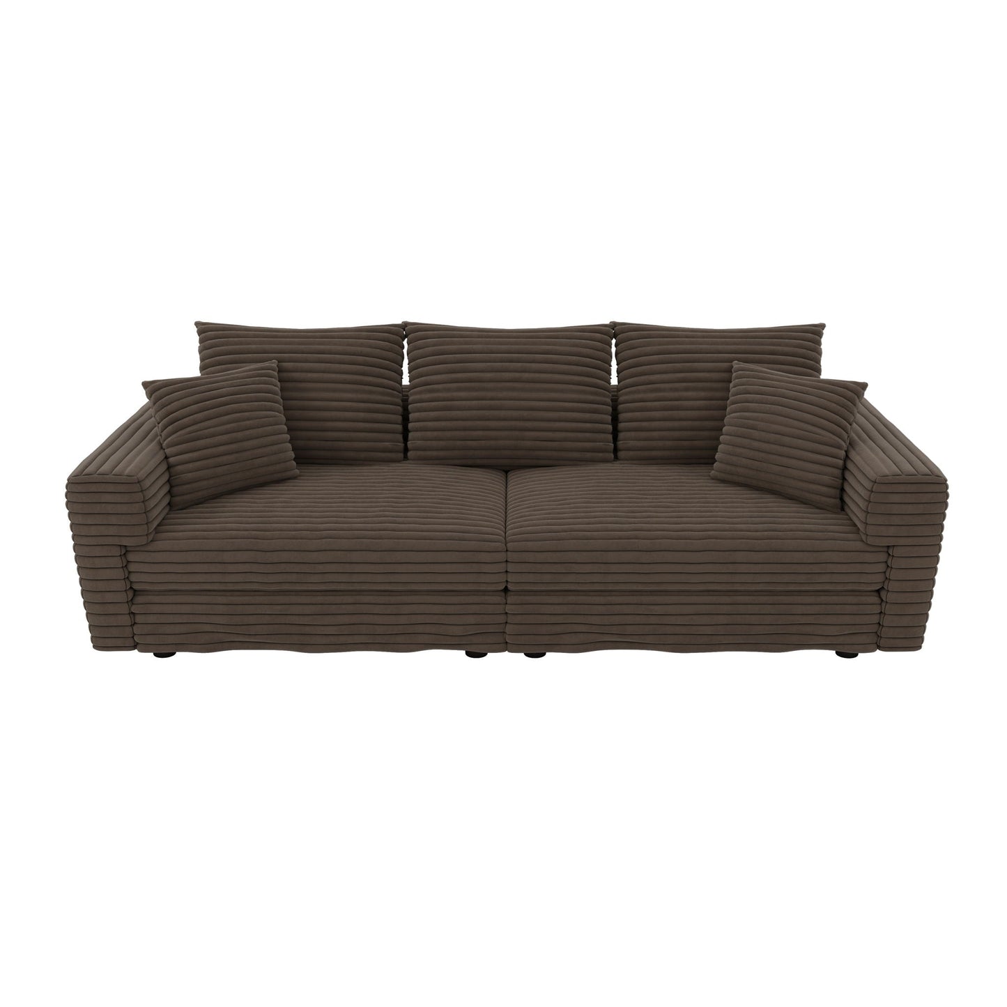4 Seat Modern Comfy Upholstered Sofa Cloud Couch