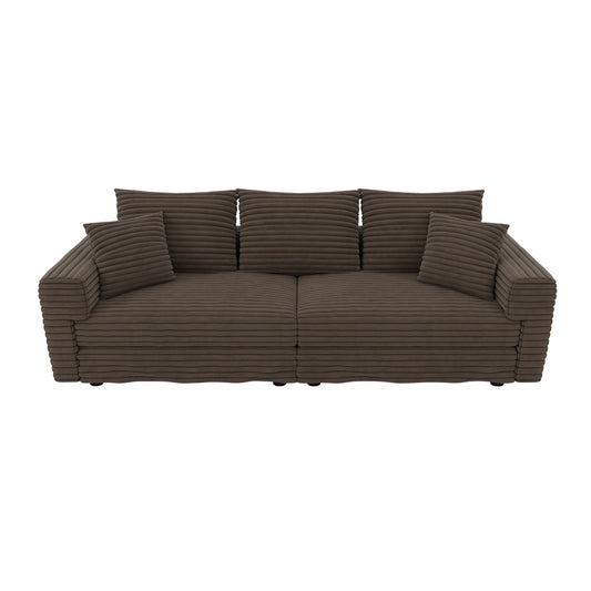 4 Seat Modern Comfy Upholstered Sofa Cloud Couch