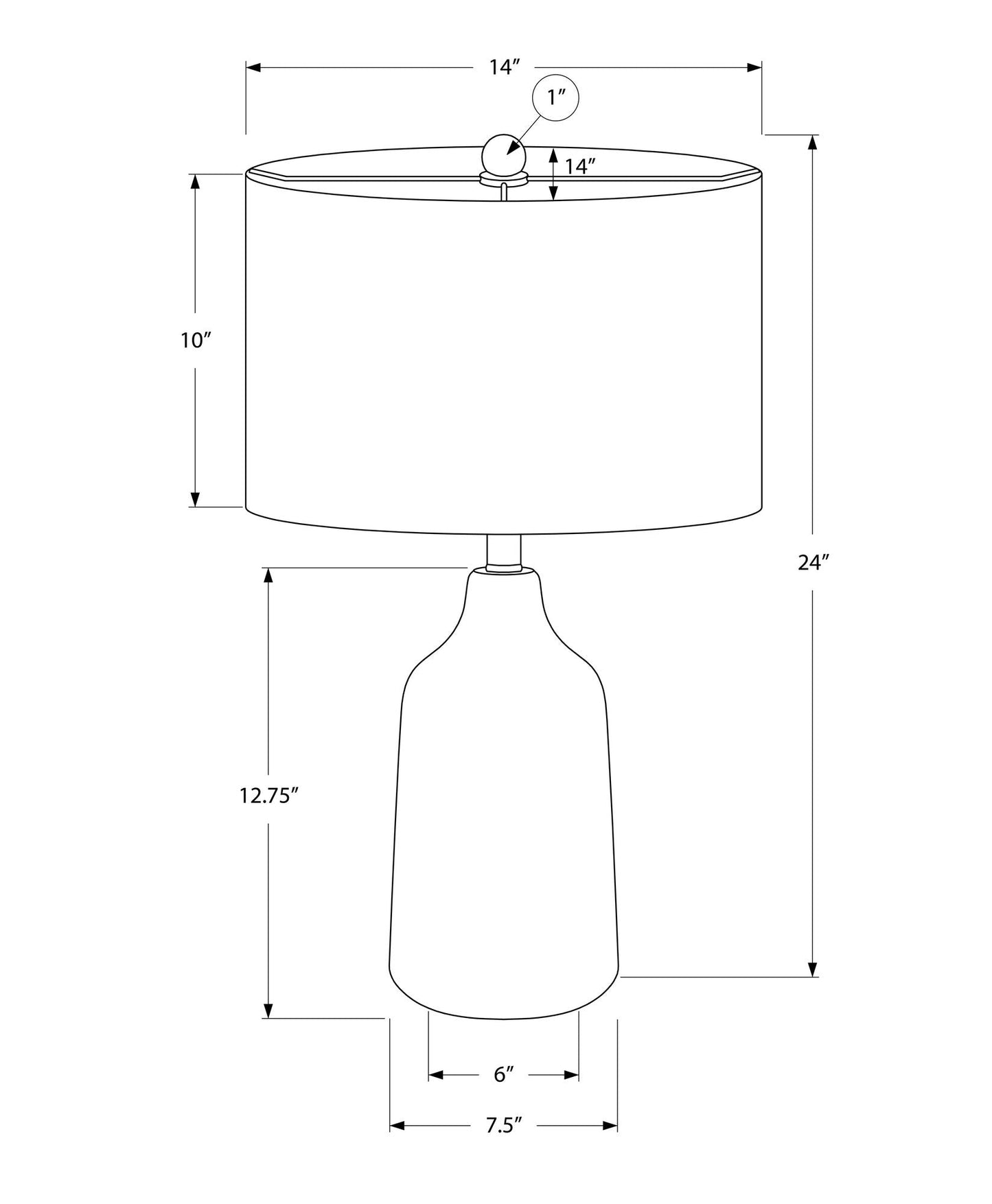 Lighting Table Lamp Concrete Contemporary