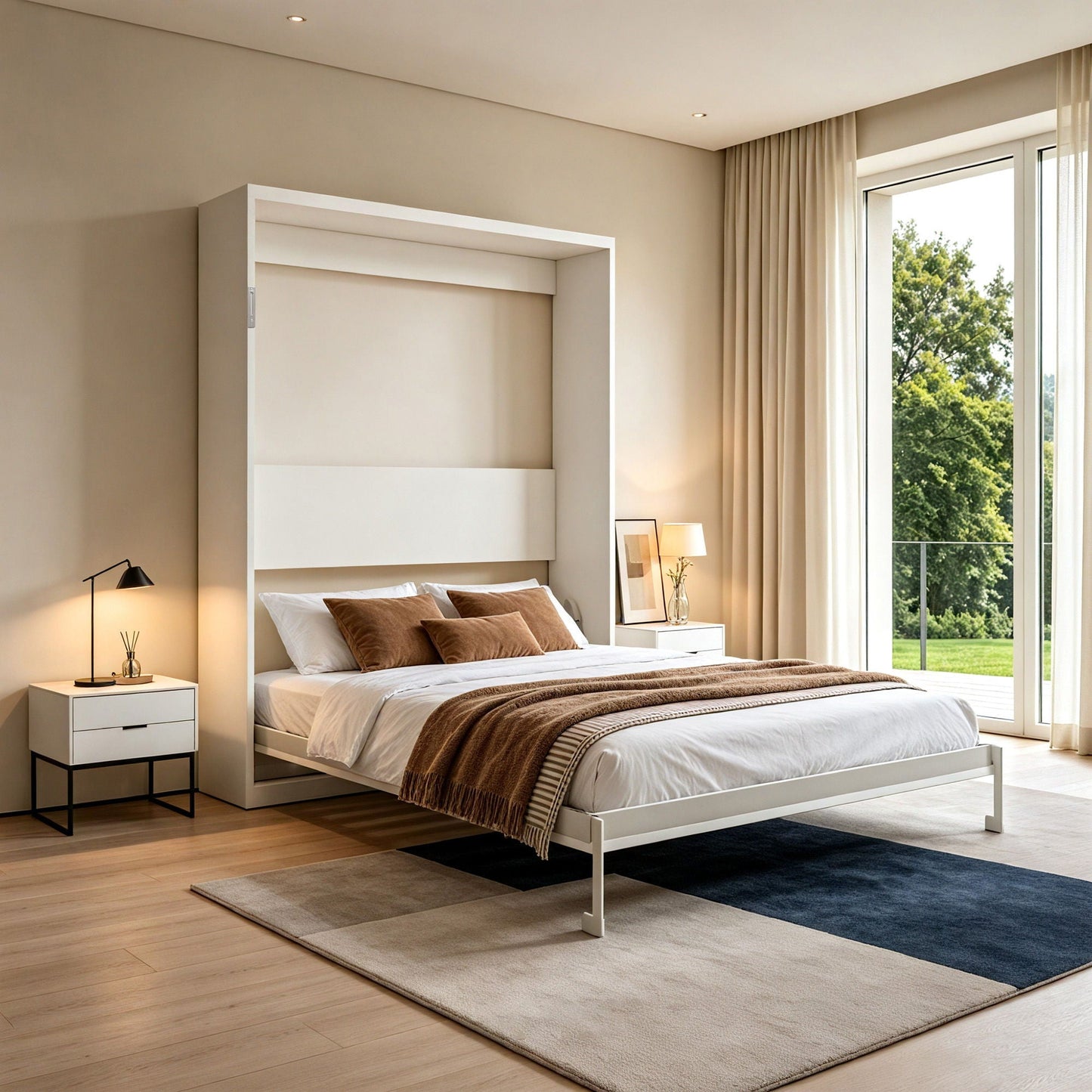 Folding Vertical Murphy Wall Bed
