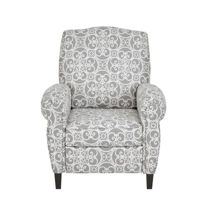Kirby Transitional Push Back Recliner Chair