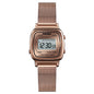 Waterproof steel mesh strap ladies watch