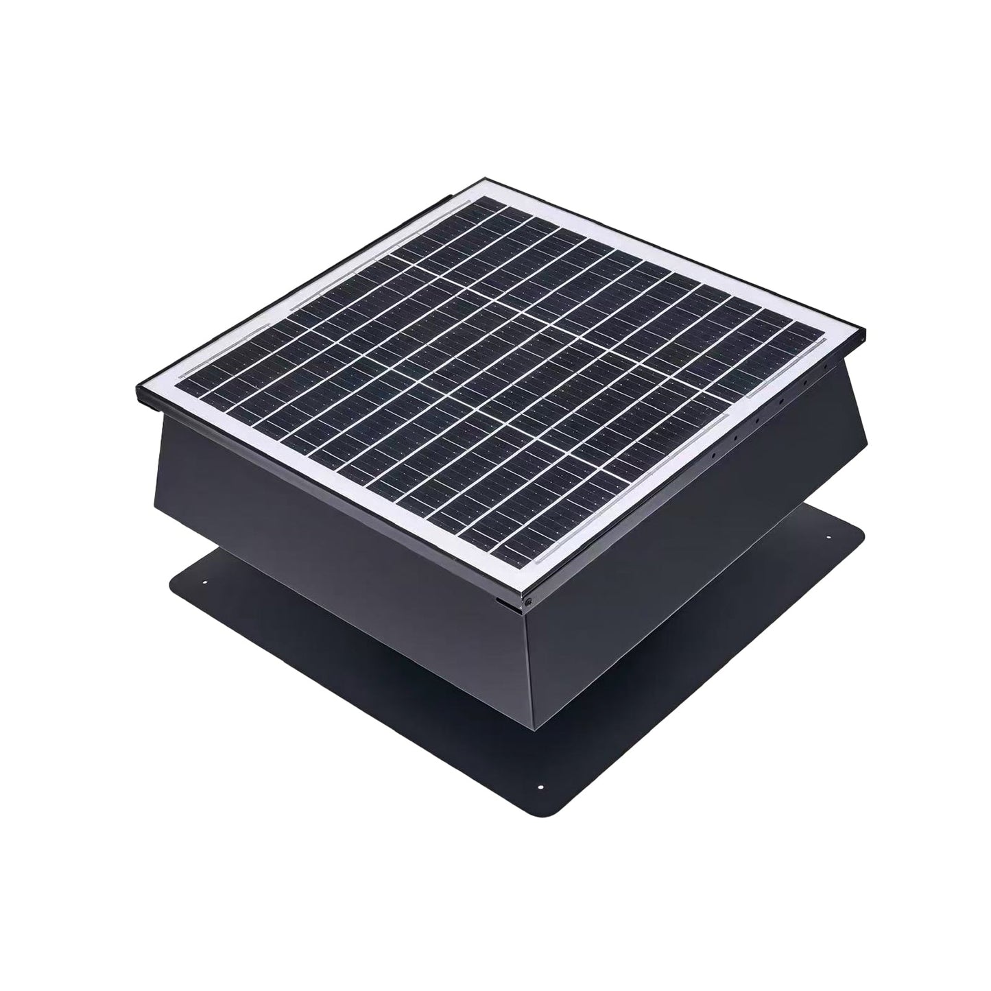 12 Inch Trapezoidal Adjustable Solar Roof Vent Fan