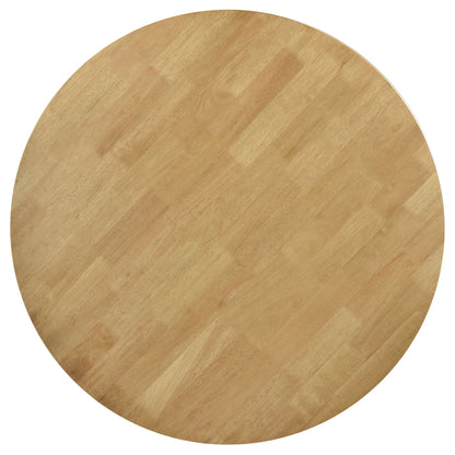 Elowen Round 42-inch Solid Wood Dining Table Light Walnut