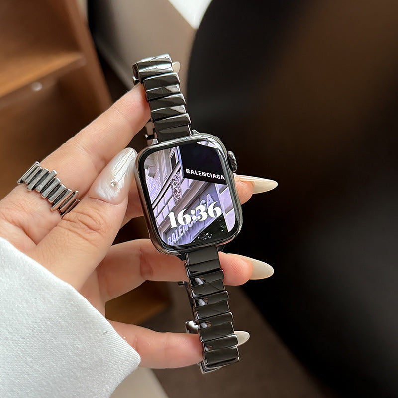 Irregular Strap Stainless Steel Kaleidoscope Watch Strap