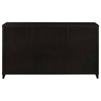 Lewes 2-door Engineered Wood 60-inch TV Stand Cappuccino