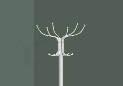 Coat Rack Hall Tree with 12 Hooks and Umbrella Holder