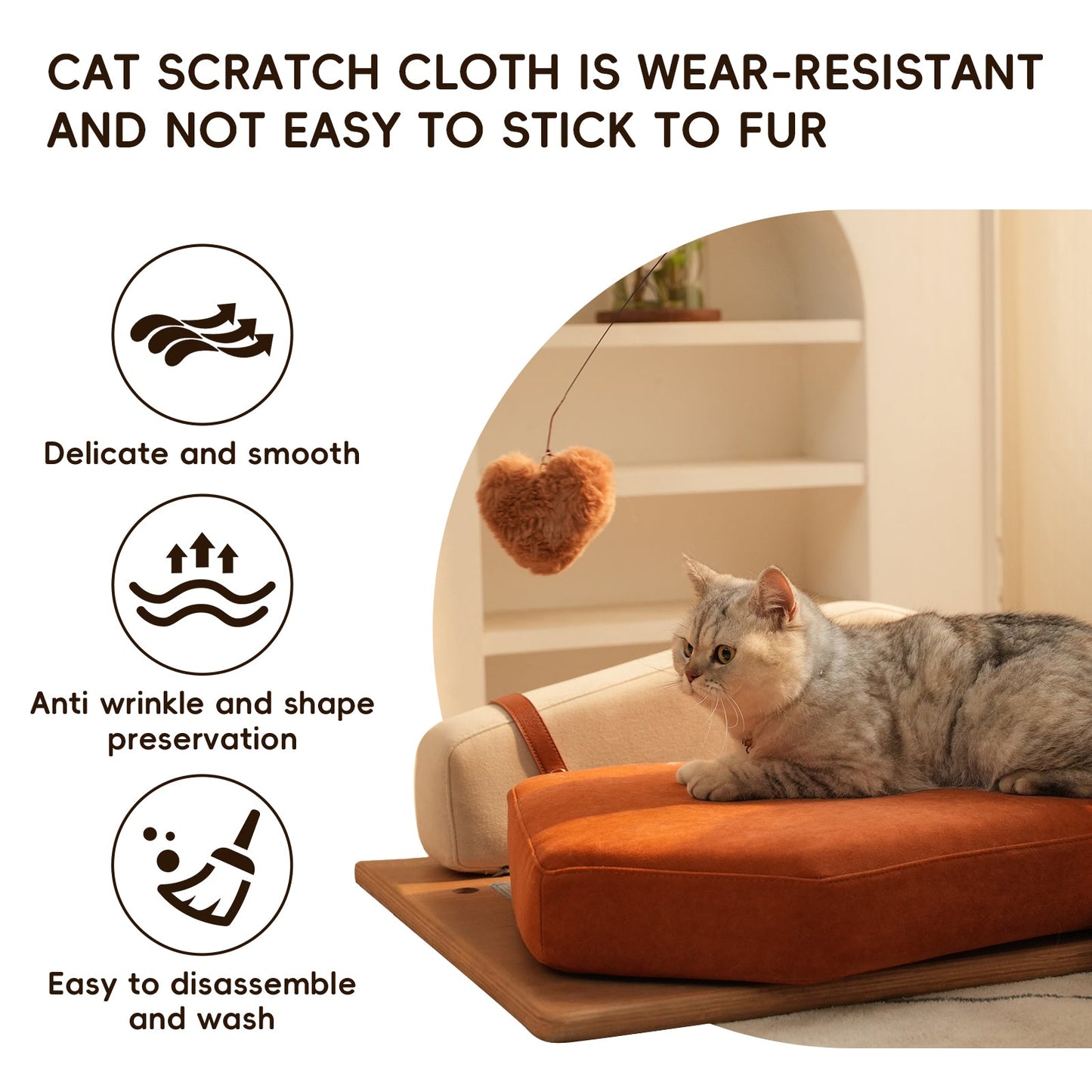 Wooden Pet Bed for Cats & Dogs