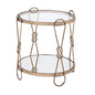 Zekera - End Table - Mirrored & Champagne
