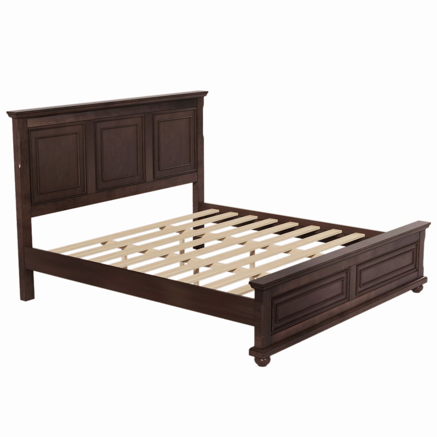Vintage Tall Headboard Bed