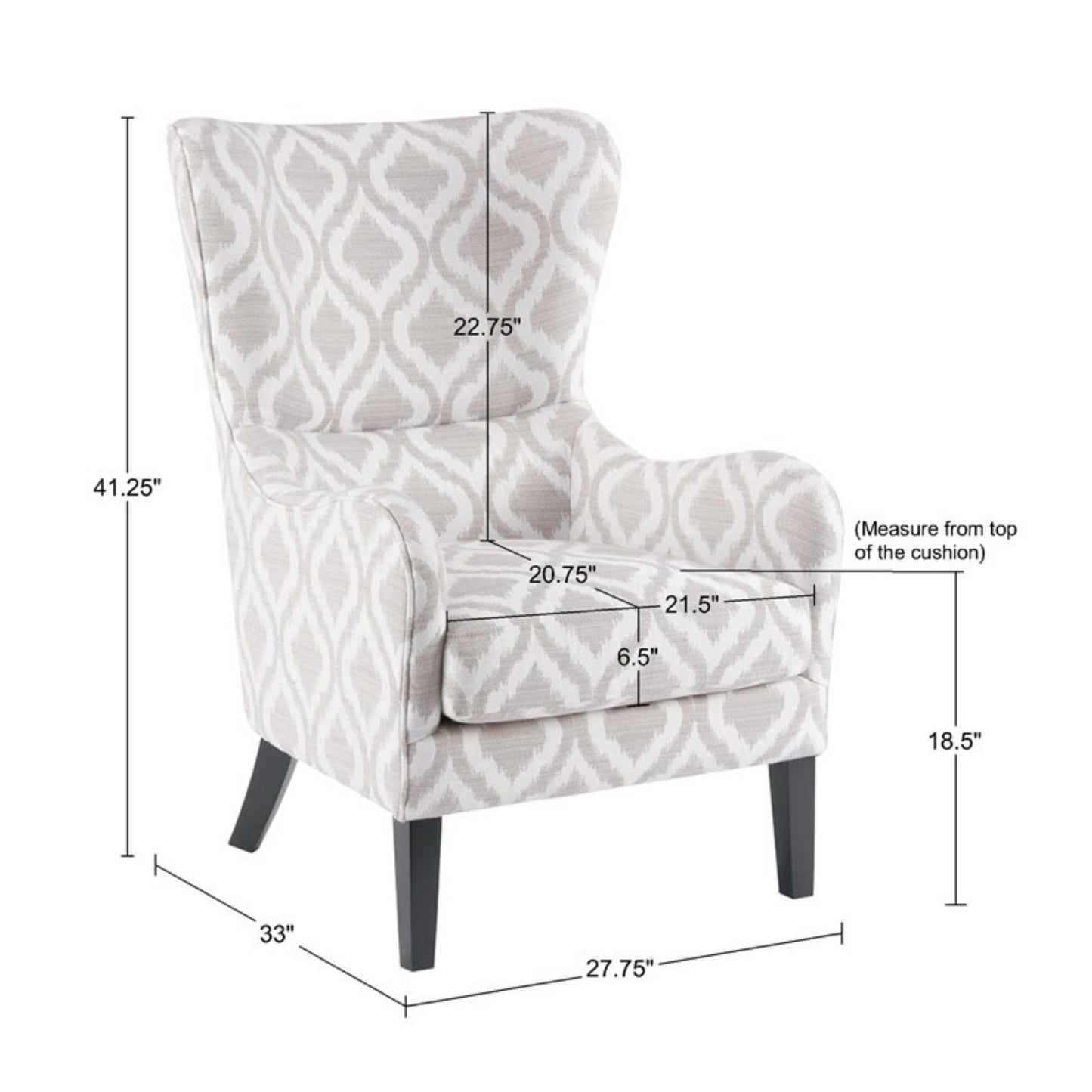 Arianna Swoop Wing Chair