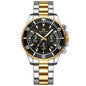 TREND New Men's Elegant Watch Waterproof And Scratch Resistant Stylish Stainless Steel Durable Wrist Watch