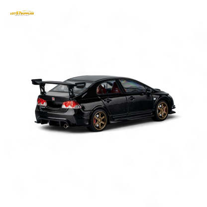 MicroTurbo FD2 J'S Racing Metallic Black 1:64