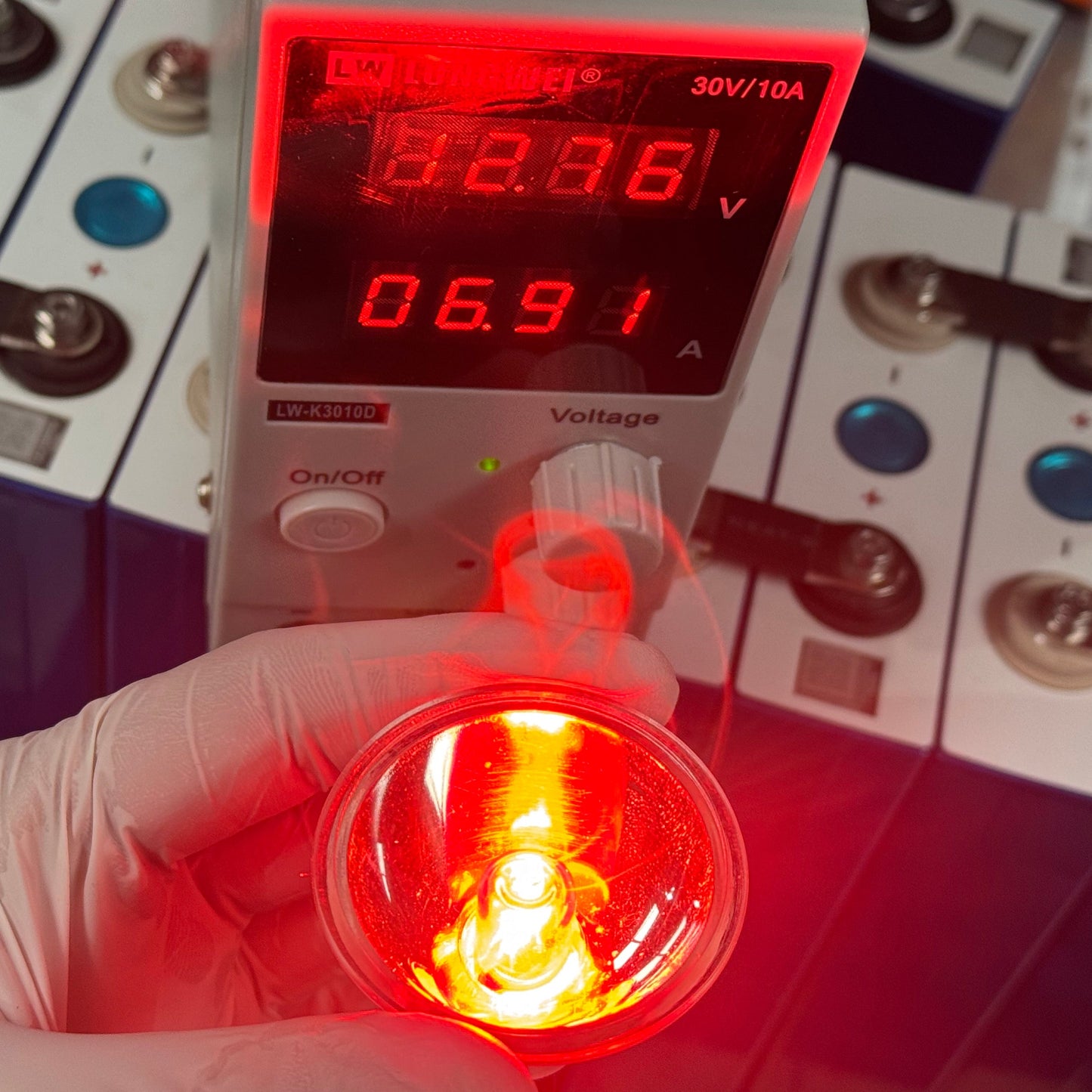 12V - 24V Miniature Infrared / Red Light MR16 Halogen IR Heating Lamp