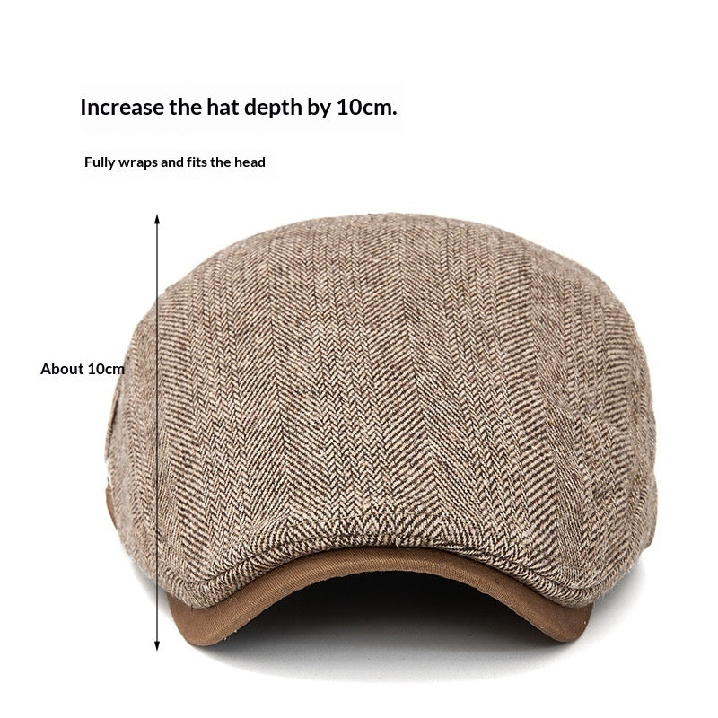 Mens Beret With A Large Head Circumference