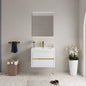 30" Wall-Mounted Bathroom Vanity with Sink