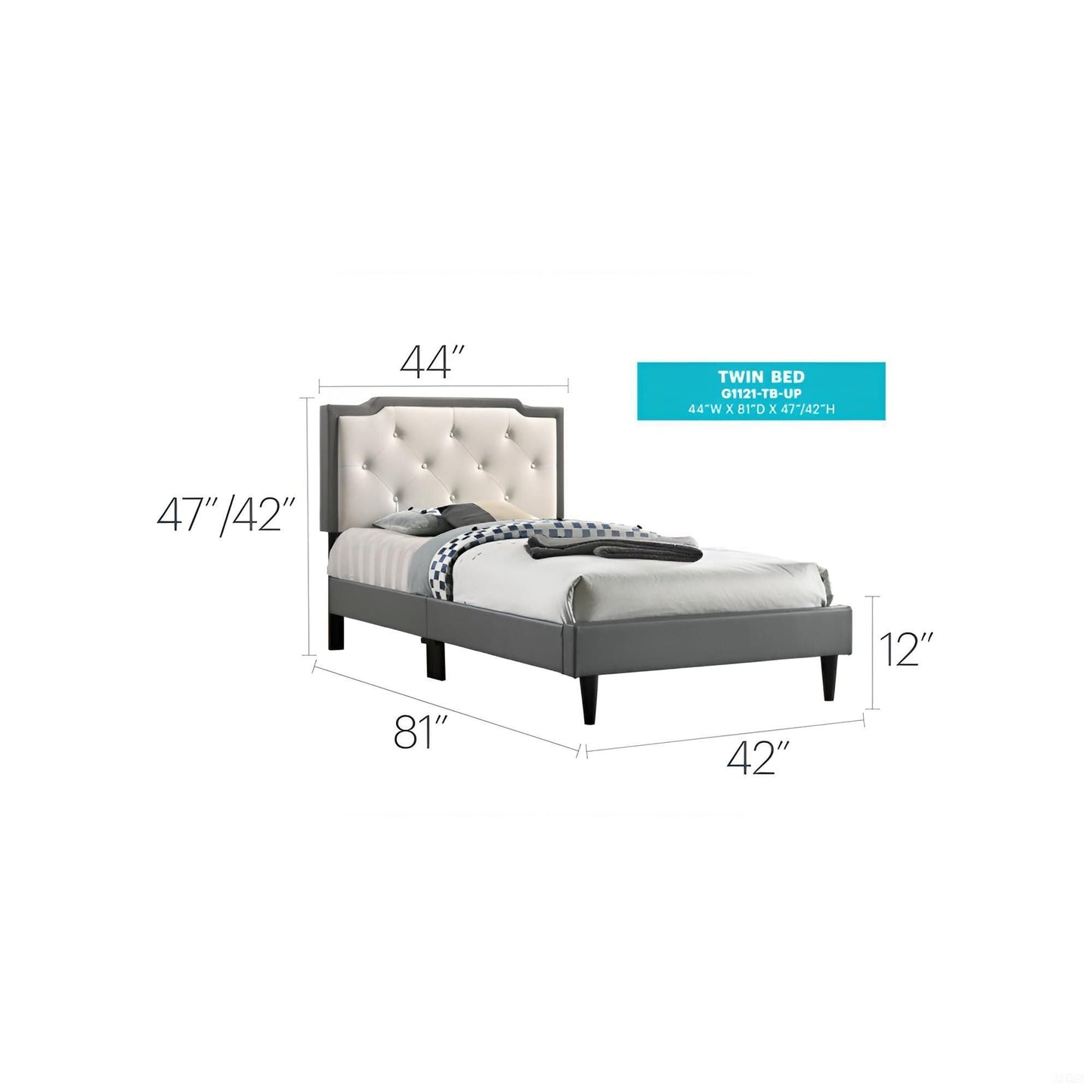 Bed (All in One Box) - Two Tone
