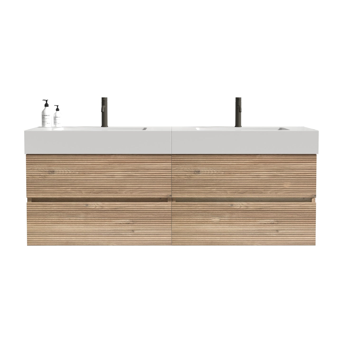 Grace 60" Bathroom Vanity with Double Drawers