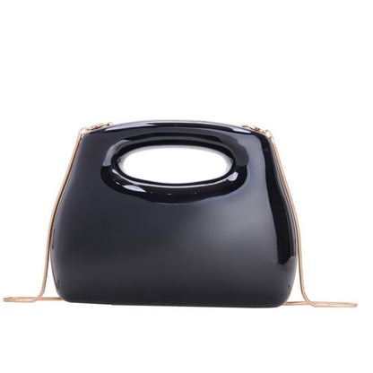 Acrylic bag square box clutch bag metal dinner bag Crossbody even bag