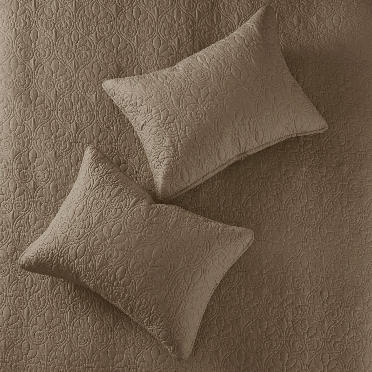 Reversible Quilt Set Mocha Full/Queen