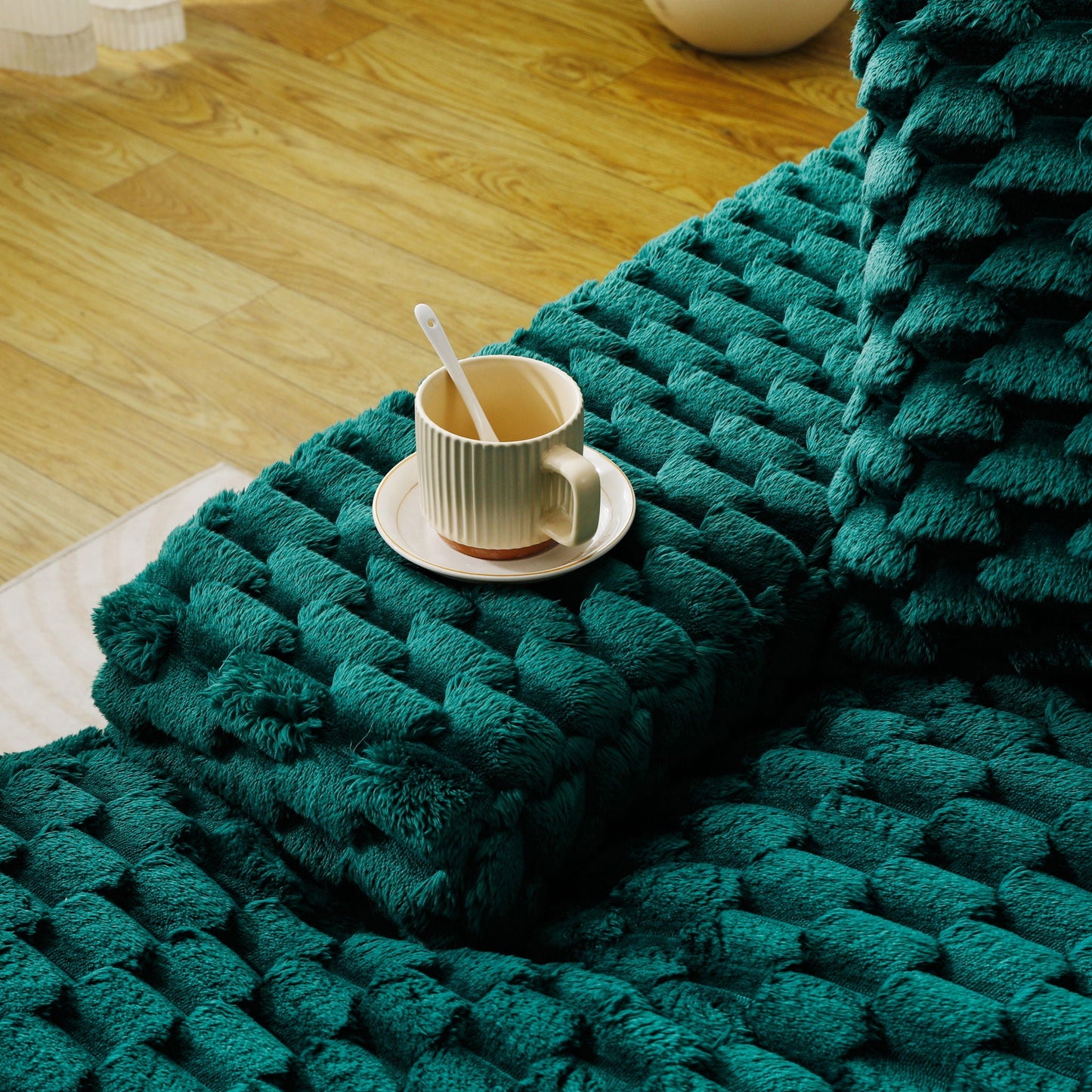 Double Chaise Lounge With Full Compressed Sponge