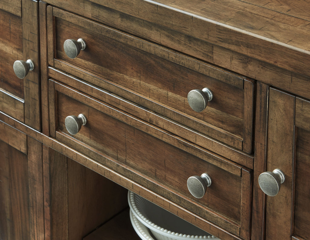 Moriville - Dining Room Server - Grayish Brown