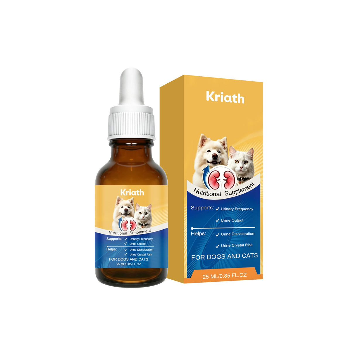 Kriath Dog And Cat Nutritional Supplements Mild Formula To Supplement Daily Nutritional Needs, The Preferred Choice For Pets