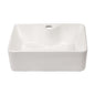 Modern Ceramic Rectangular Vessel Bathroom Sink With Sleek Design