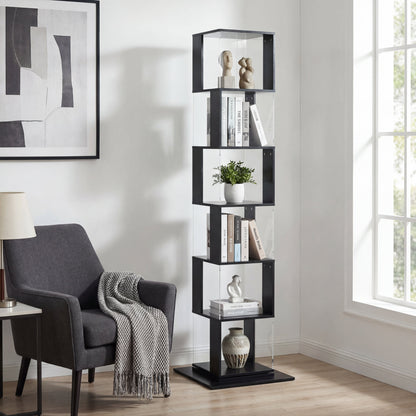 360° Rotating 6-Tier Display Shelf