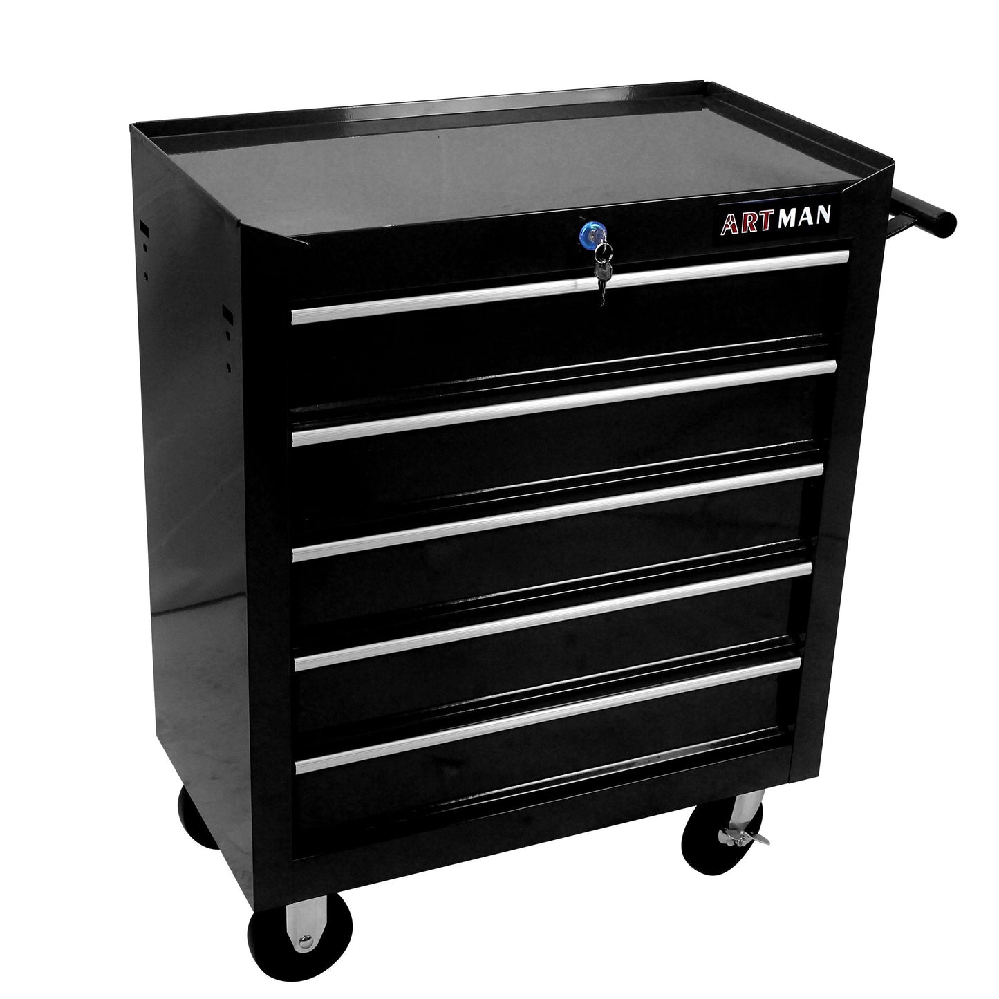 Multifunctional Tool Cart With Wheels And Drawers