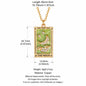 Enamel Tarot Card Pendant Necklace Collection